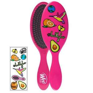 Hair care: The Wet Brush Pink Detangler with Stickers · HairOnline