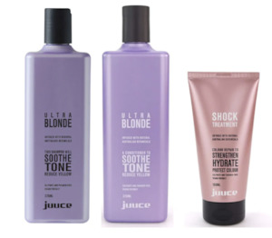 Juuce Ultra Silver Blonde Shock Treatment Trio · HairOnline