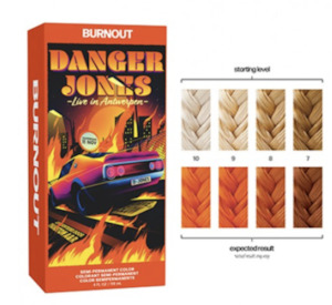 Hair care: Danger Jones Burnout Orange Semi Permanent Colour