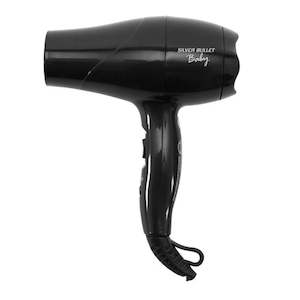 Silver Bullet Metallic Baby Travel Hair Dryer Black