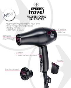 Cosmetic: Speedy Travel Mini Dryer