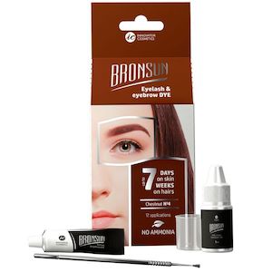 Cosmetic: Bronsun Eyelash And Eyebrow Dye Trial Kit Chestnut #4