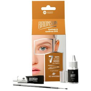 Bronsun Eyelash And Eyebrow Dye Trial Kit Light Brown #5