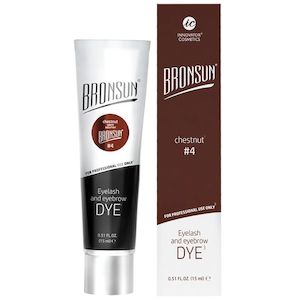 Bronsun Eyelash And Eyebrow Dye Chestnut #4 15 ml