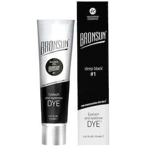 Cosmetic: Bronsun Eyelash And Eyebrow Dye Deep Black #1 15 ml