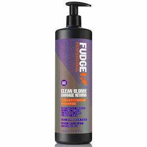 Fudge Clean Blonde Damage Rewind Violet Toning Shampoo 1L