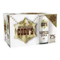 Liquor store: Codys Zero Sugar Cola 7% 12pk cans