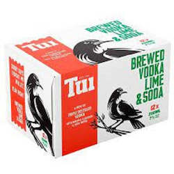 Liquor store: Tui Vodka Lime & Soda 12pk cans