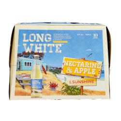 Long White Apple & Nectarine 10pk btls