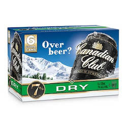 Canadian Club Dry 7% 6x330mL Cans