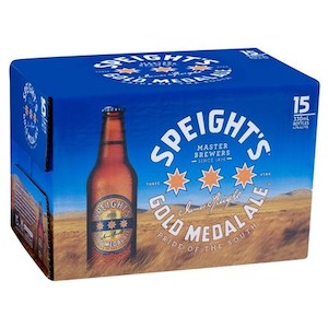 Liquor store: Speights Gold 15pk btls