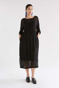 Elk Gille Dress Black Multi Glitter