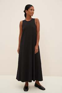 Kowtow Cross Back Dress Black