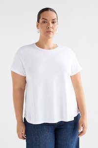 Womenswear: Elk A-Line Tee White