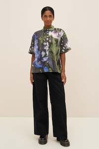 Womenswear: Kowtow Delphinium Bloom Shirt