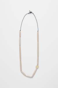 Womenswear: Elk Lanna Long Necklace Maple/ Gold