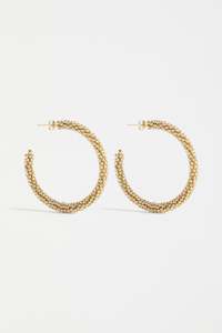 Elk Kolle Hoop Earring Champagne