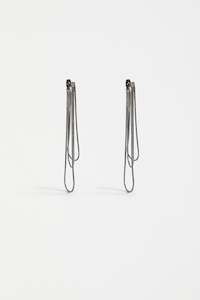 Womenswear: Elk Lans Drop Earring Gunmetal