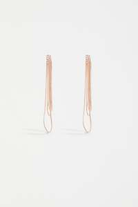 Elk Lans Drop Earring Rose Gold