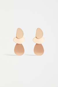 Elk Sammi Drop Earring Rose Gold