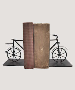 Iron Bicycle Bookends