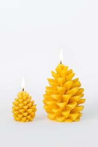 Womenswear: Beeswax Pinecone Candle