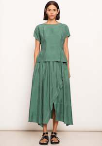 Womenswear: Pol Vault Reversible Tee Green