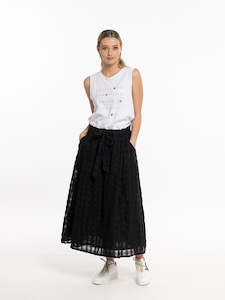 X.LAB Refraction Lined Skirt Black