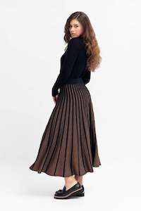 Womenswear: Elk Glittra Skirt Golden Metallic