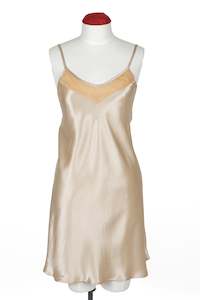 Carmen Kirstein Silk Chemise Natural