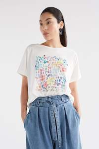 Elk Bruk Tee Tropea Print Rainbow