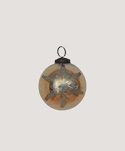 Womenswear: Snowflake Etched Bauble