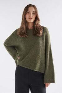 Womenswear: Elk Agna Sweater Dark Olive