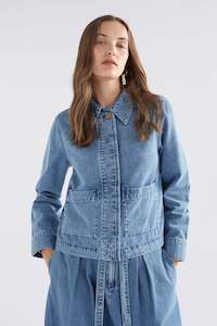 Elk Arbet Denim Jacket Chambray Blue