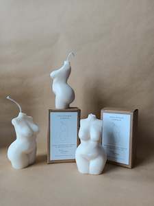 Wholesale - Voluptuous Plump Body Candle (White)