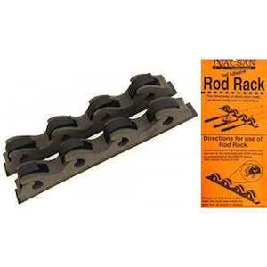 Nacsan Adhesive Backed Rod Rack