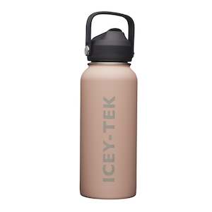 Icey-Tek Insulated Drink Bottle with Straw 950ml