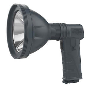 Verminator 125mm Hand Held Rechargeable Spotlight WHITE 850 lumens 10w