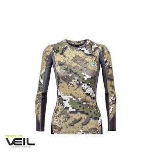 Womens Clothing: Hunters Element Womens Core Top - Desolve Veil