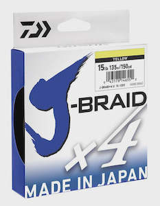 Daiwa X4 J-Braid 270M Yellow