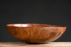 Pohutukawa Bowl No666 - Hand Crafted Wooden Bowls - Gavin Brunton - Kawau Island