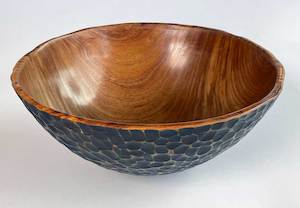 Acacia Wooden Bowl No657 - Hand Crafted Wooden Bowls - Gavin Brunton - Kawau Island