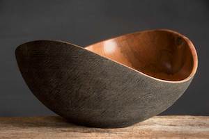 Kanuka Bowl No653 - Hand Crafted Wooden Bowls - Gavin Brunton - Kawau Island