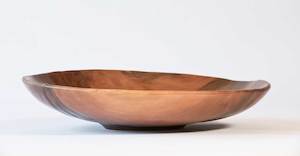 Pohutukawa Shallow Bowl No491 - Hand Crafted Wooden Bowls - Gavin Brunton - Kawau Island