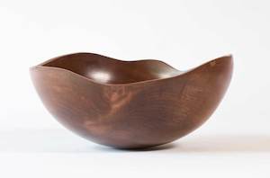 Pohutukawa Rocking Bowl No206 - Hand Crafted Wooden Bowls - Gavin Brunton - Kawau Island