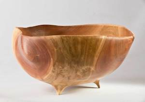 Organic Wooden Bowl No349 - Hand Crafted Wooden Bowls - Gavin Brunton - Kawau Island