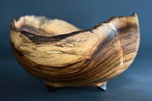 Natural Edge Three Legged Bowl No161 - Hand Crafted Wooden Bowls - Gavin Brunton…