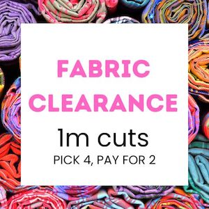 CLEARANCE 1m Fabric Cuts: Steampunk, Halloween, Chinese and Japanese (1.3)