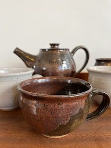 Little brown tea pot