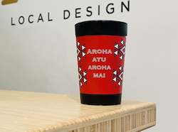 Takeaway Coffee Cup - Aroha design